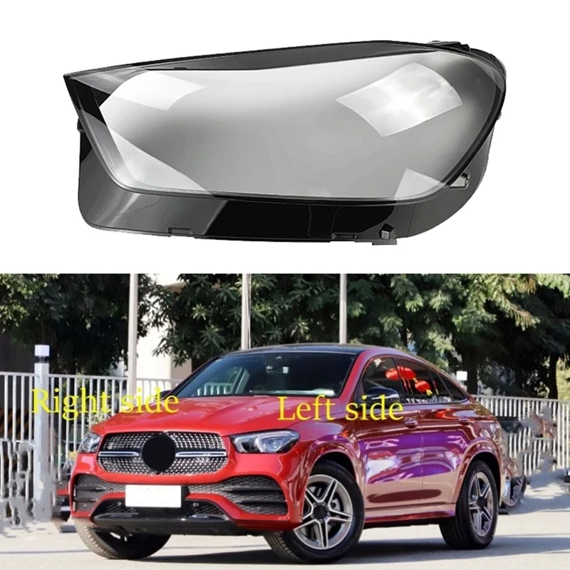 

Car Front Headlight Lens Shell Cover Replacement for Mercedes-Benz GLE 2020 2021