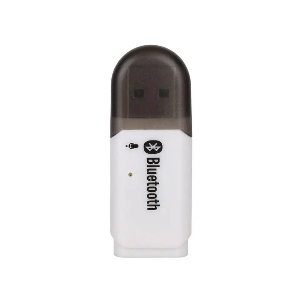 black Bluetooth беспроводной USB приемник AUX автомобильный аудио адаптер Mp3 плеер Громкая Связь Динамик для автомобиля Комплект микрофонов автомобиля - Название цвета: black