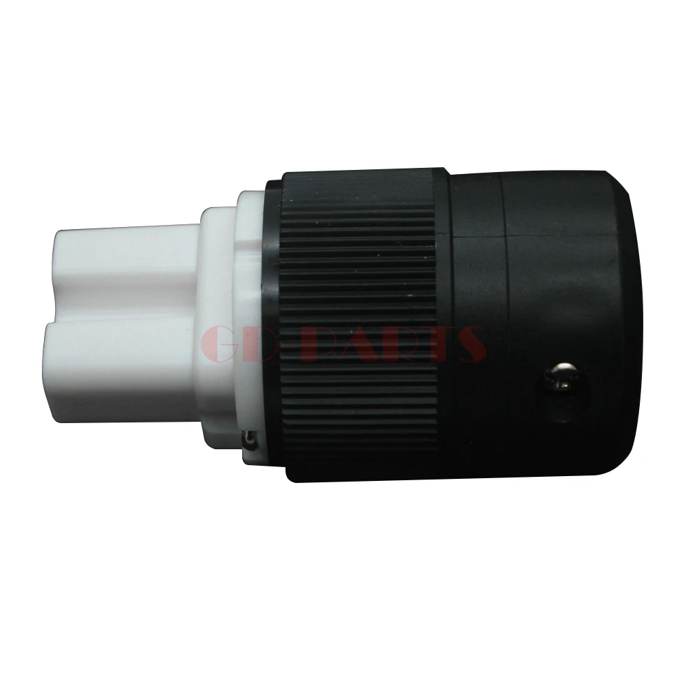 1 шт. позолоченный американский женский сетевой шнур питания переменного тока