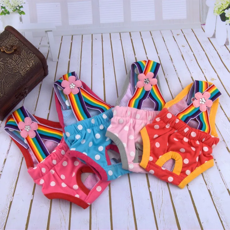 Dots Pet Dog подгузник для собаки женщина нижнее белье гигиенические физиологические