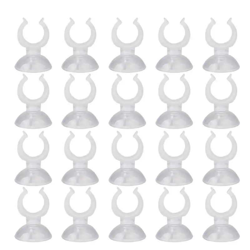 20 шт. присоски для аквариума держатель трубок трубчатые зажимы