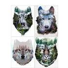 Алмазная живопись 5D KAMY YI с изображением животных волка гор, алмазная вышивка, настенное визуальное украшение для дома, эстетическое украшение комнаты