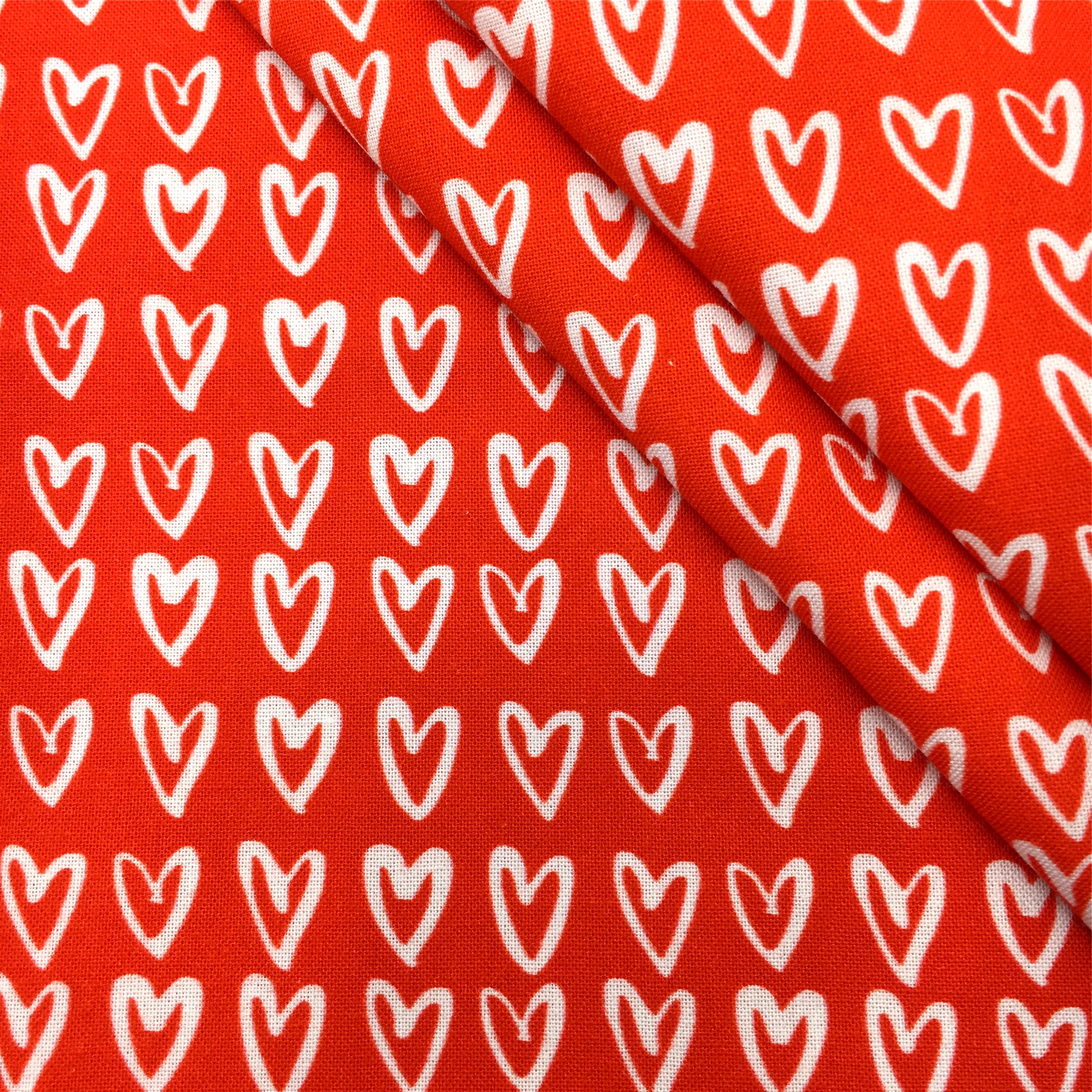 

David accessories 50*145cm Valentines' Polyester Cotton Fabric for Sewing Dress Cloth Making DIY Cushion Cover,1Yc15312