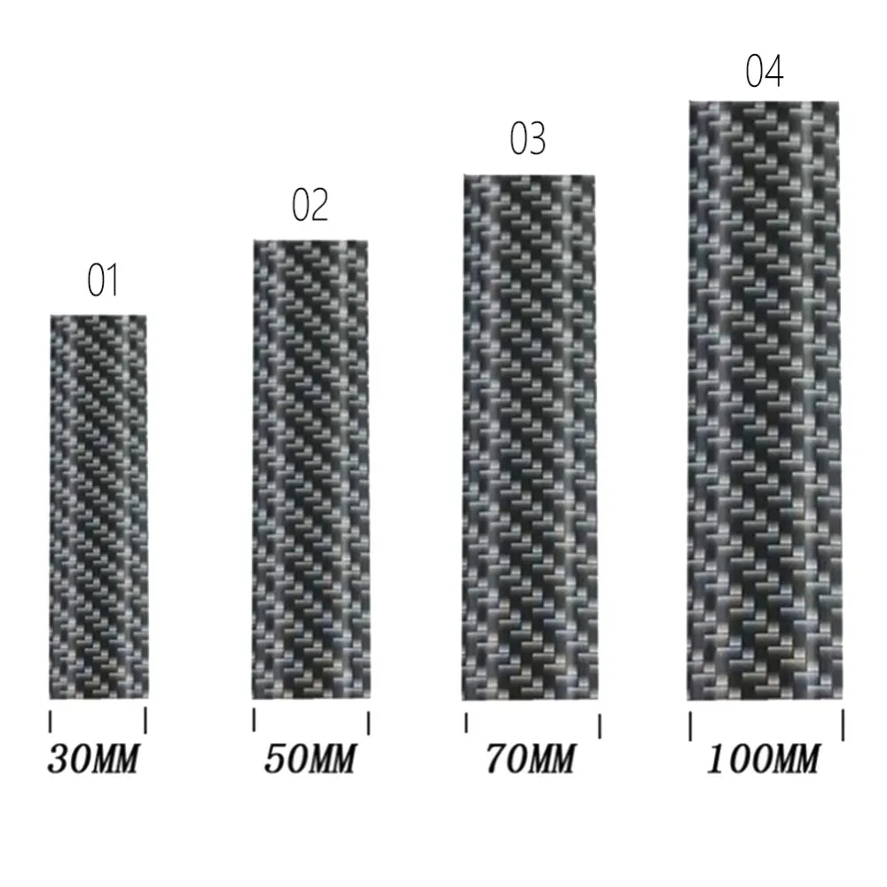 Углеродное волокно мягкая резиновая буферная лента DIY порога протектор Защита