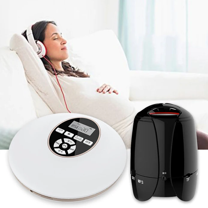 Портативный проигрыватель компакт-дисков с Bluetooth плеер Walkman ЖК-дисплеем разъем 3 5