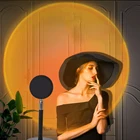 5 Вт USB Rainbow Sunset красный лазерный проектор светодиодный ночной Светильник Семья Спальня украшения стены проекционной лампы кафе устанавливать светодиодный светильник ing лампа