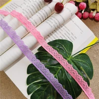 s1603 2cm cotton lace garment sewing fabric decorative cotton crochet lace ribbon handmade jewelry technology