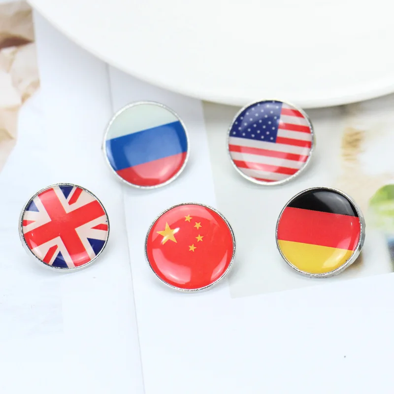 Модные ювелирные изделия брошь в виде флага Творческий немецкий геометрический