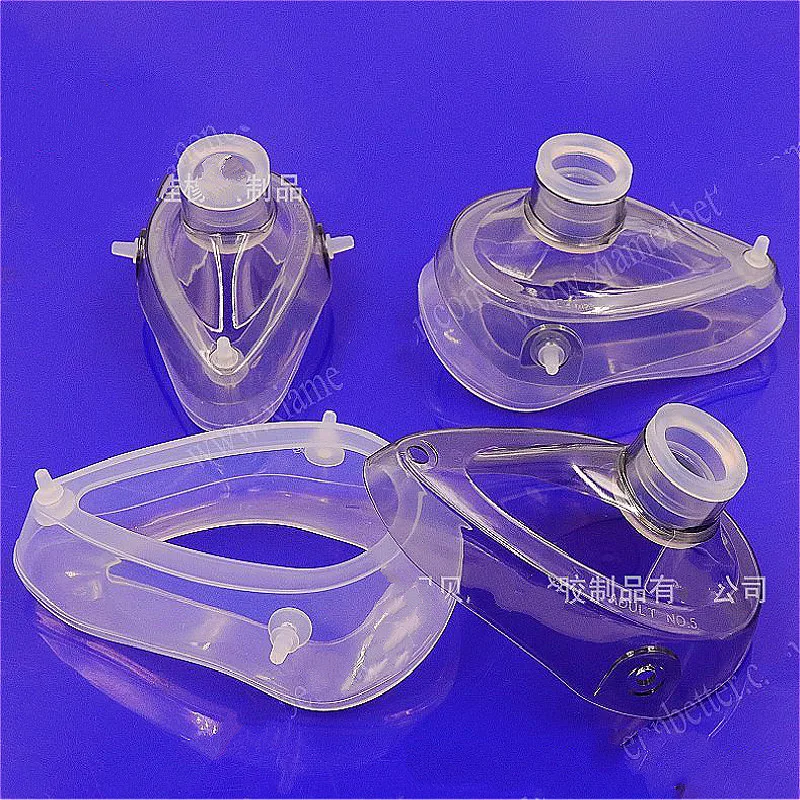 10pcs Medical simple respirator PC silicone mask with combined upper cover Medical device accessories