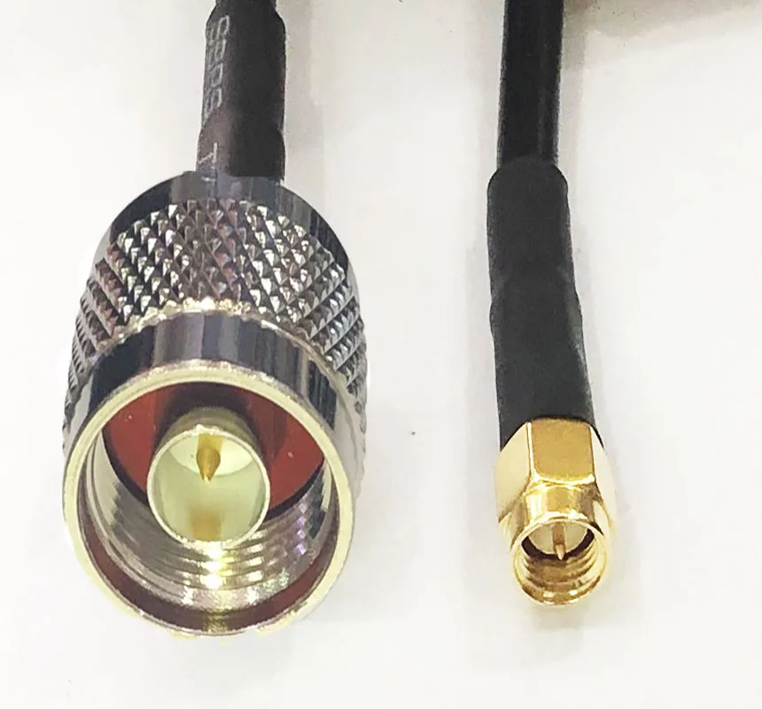 LMR195 кабель 1 м 3 м 5 м SMA штекер N штекер RF коаксиальный удлинитель соединительный кабель 10/15/20/30 м