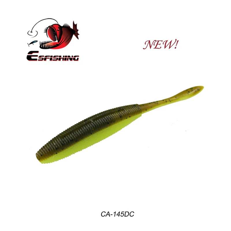 CA145DC Esfishing рыболовные приманки весна мягкий силиконовый привод Shad 10 см 8 шт. снасти для рыбалки на карпа приманка китайская форель соленая - Цвет: CA145DC