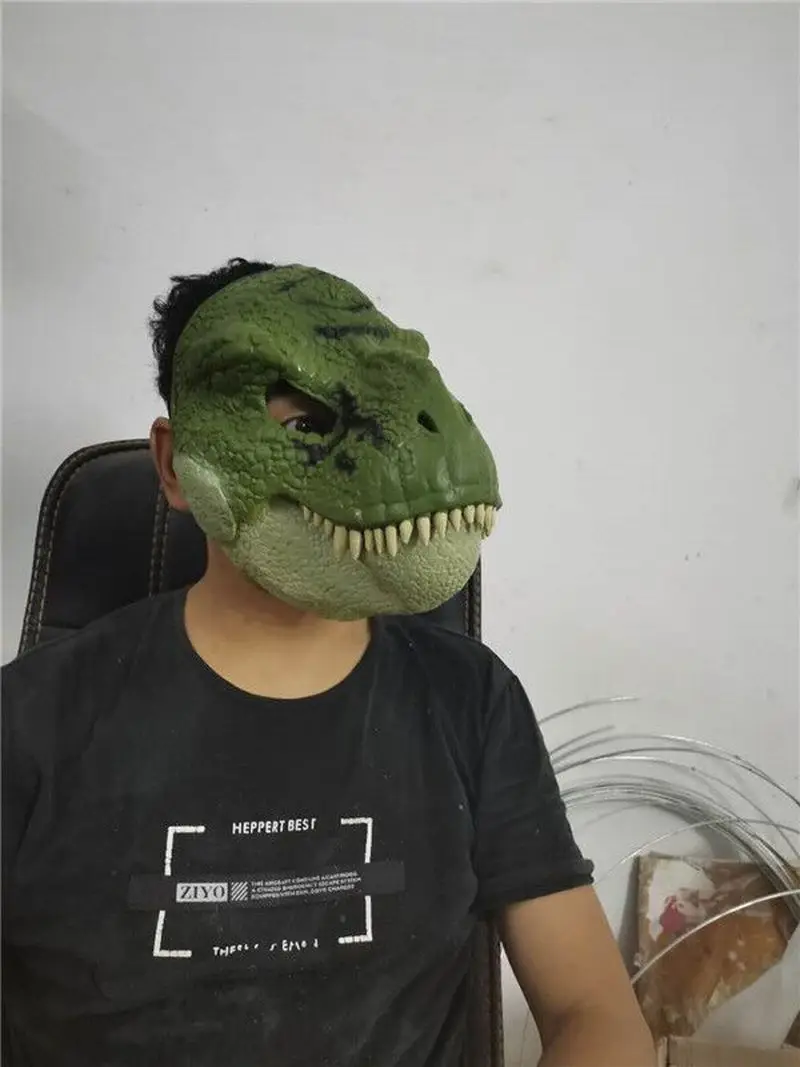 Вечерние маска для хеллоуина и карнавала подарок Велоцираптор динозавра T-Rex