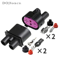 15102050 sets 4 pin auto fan controller black connector oxygen sensor wiring plug waterproof electrical socket 1j0906234