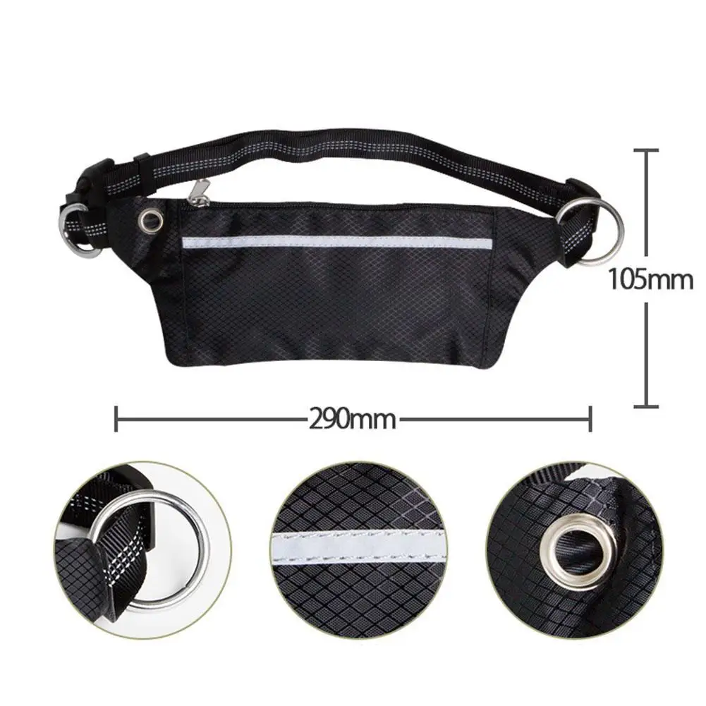 

2021 Dogs Leash Waist Pocket Waterproof Hands Free Multi Function Dog Belt Running Product Adjustable Waist Dog Leashes Product