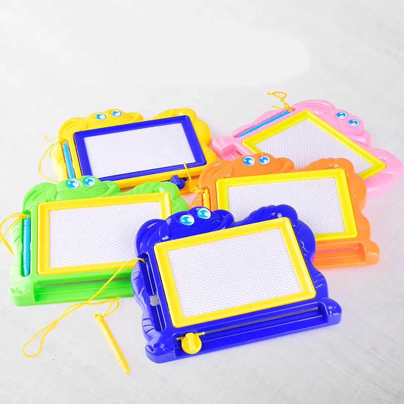 1 шт. доска для рисования с игрушками Магнитная мультяшная детская краска