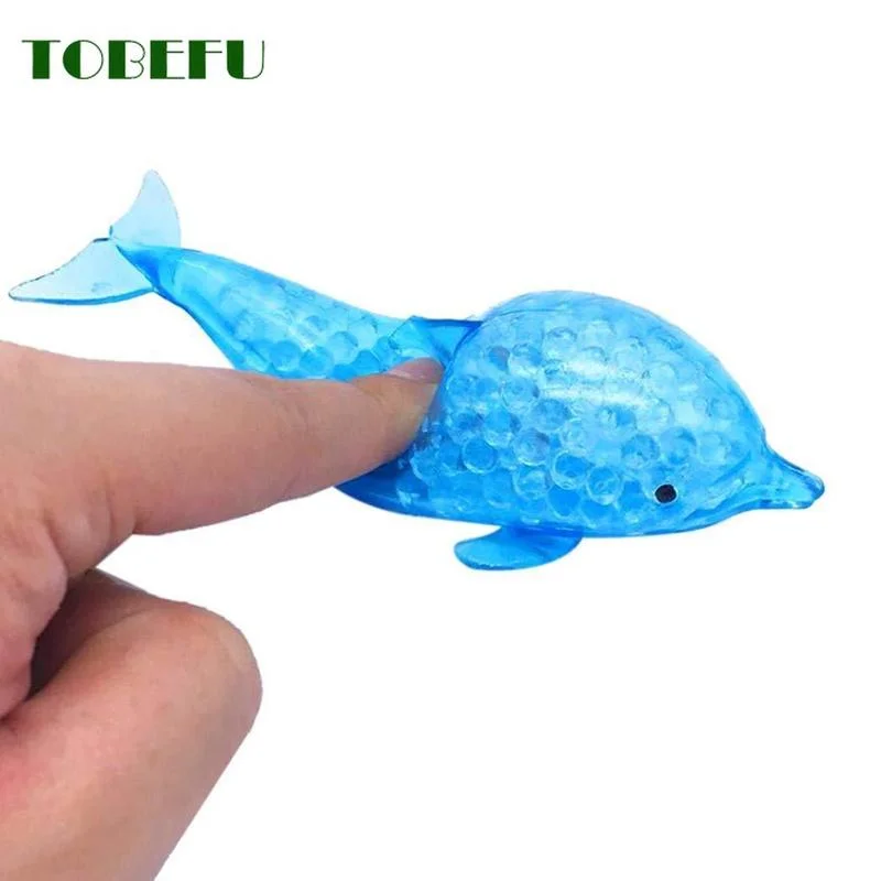 Мягкие бусы TOBEFU дельфин игрушка-мяч для снятия стресса сжимаемая игрушка