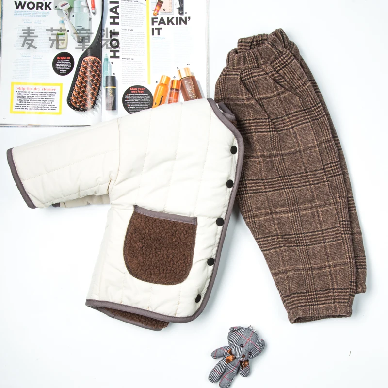 Пальто из искусственного меха для девочек теплая двухсторонняя верхняя одежда