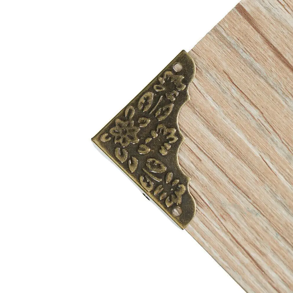 

4PCS 37mm Right-angle decorative corner Metal Scrapbooking Menus Folders Corner Albums Protection Antique Brass Notebooks X7R5