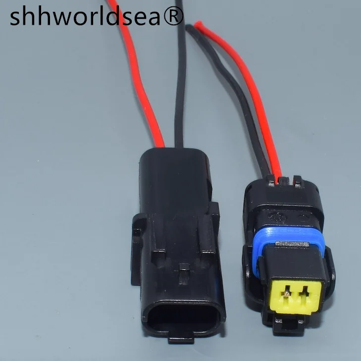 Shhworldsea 1 шт. 5 мм 2 контакта женский мужской водный задний фонарь для разъема лампы