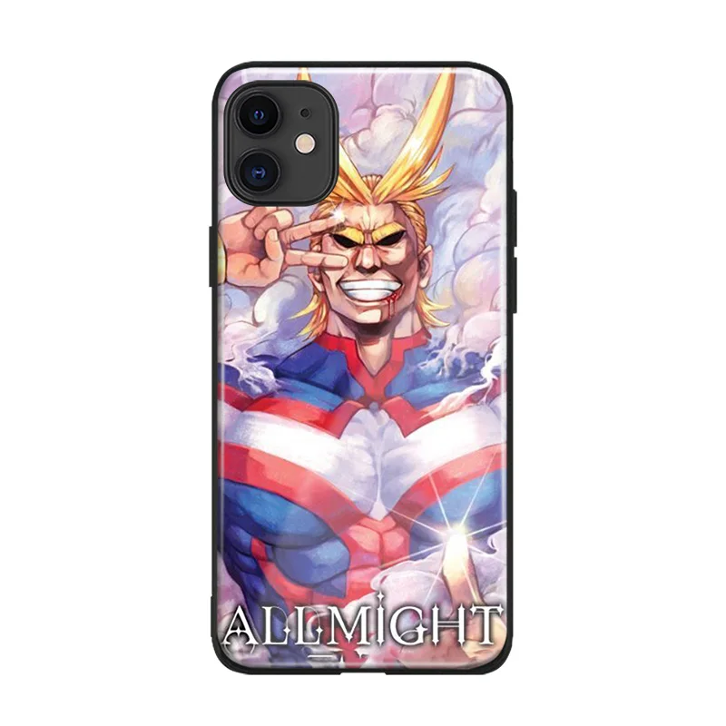 Boku no My Hero Academy аниме мягкий силиконовый стеклянный чехол для телефона, чехол для Apple iPhone 6 6s 7 8 plus x xr xs 11Pro max