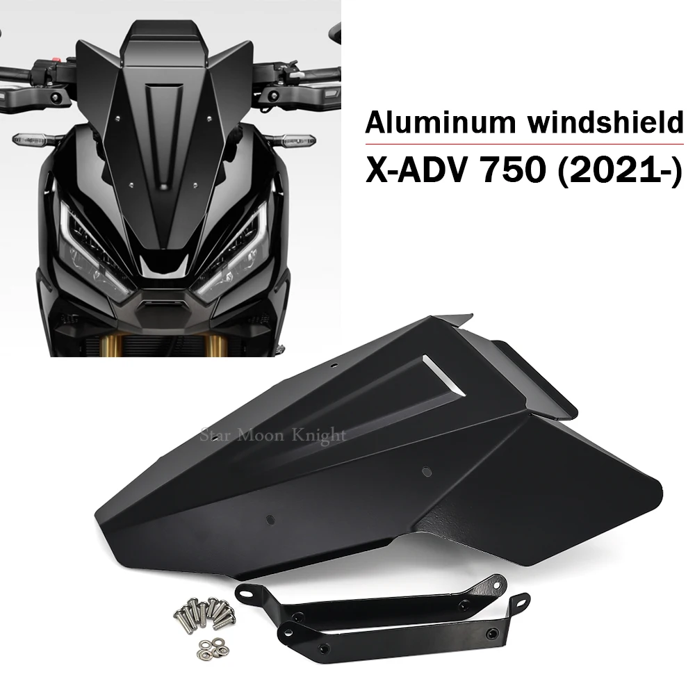 

Fit For Honda XADV 750 X-ADV 750 X ADV XADV750 X-ADV750 2021 - Motorcycle Aluminum Windscreen Windshield Wind Shield Deflector