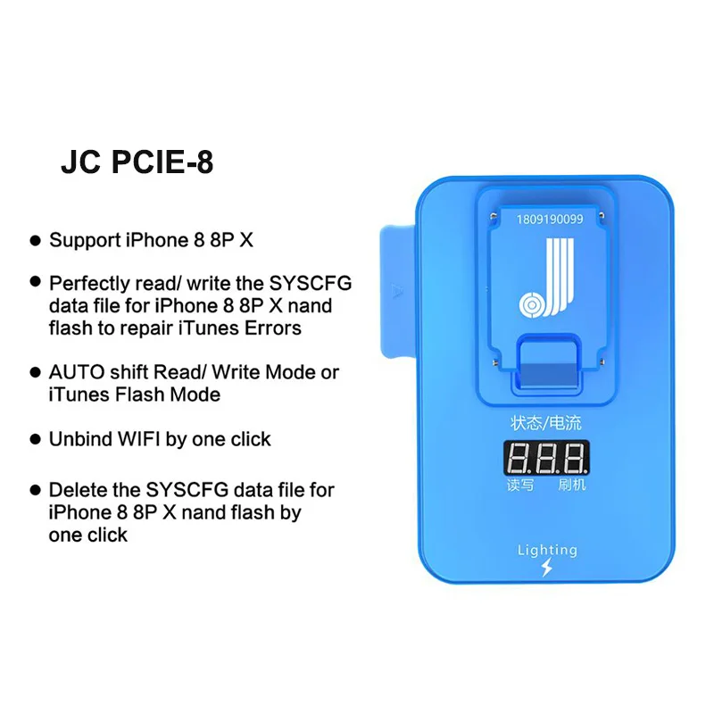 Программатор JC Pro1000S P7 P8 PCIE NAND последовательный инструмент для ремонта и чтения