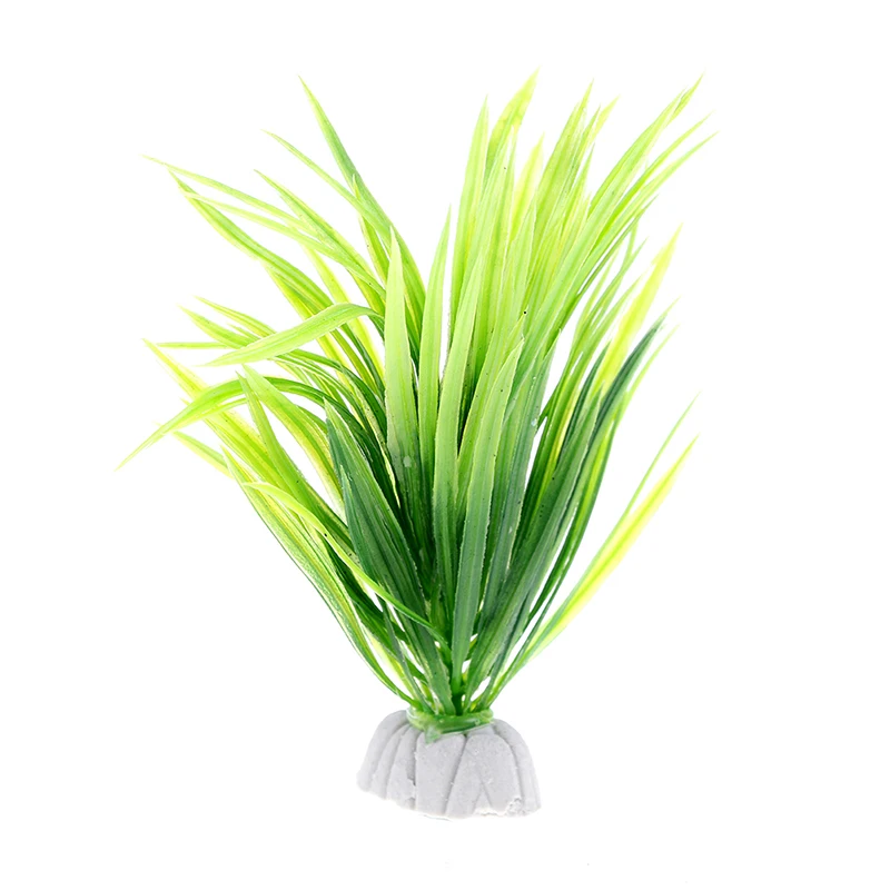 

Artificial Plastic Water Plant Grass Aquarium Deco Plants Fish Tank Grass Flower Ornament Decor Aquatic Accessories