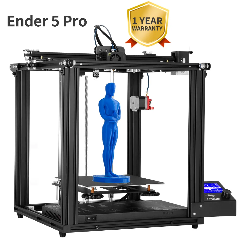 Ender 5 Pro 3D принтер Бесшумная доска Предустановленная Магнитная пластина