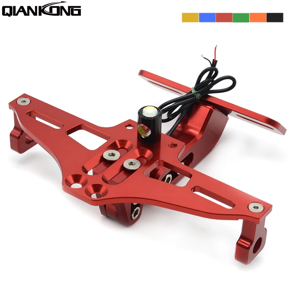 

Универсальный Регулируемый угол Мотоцикла Алюминиевый номерной знак рамка для Honda NSR250/MC18/MC21/MC22/MC19/CBR250 1988 1994