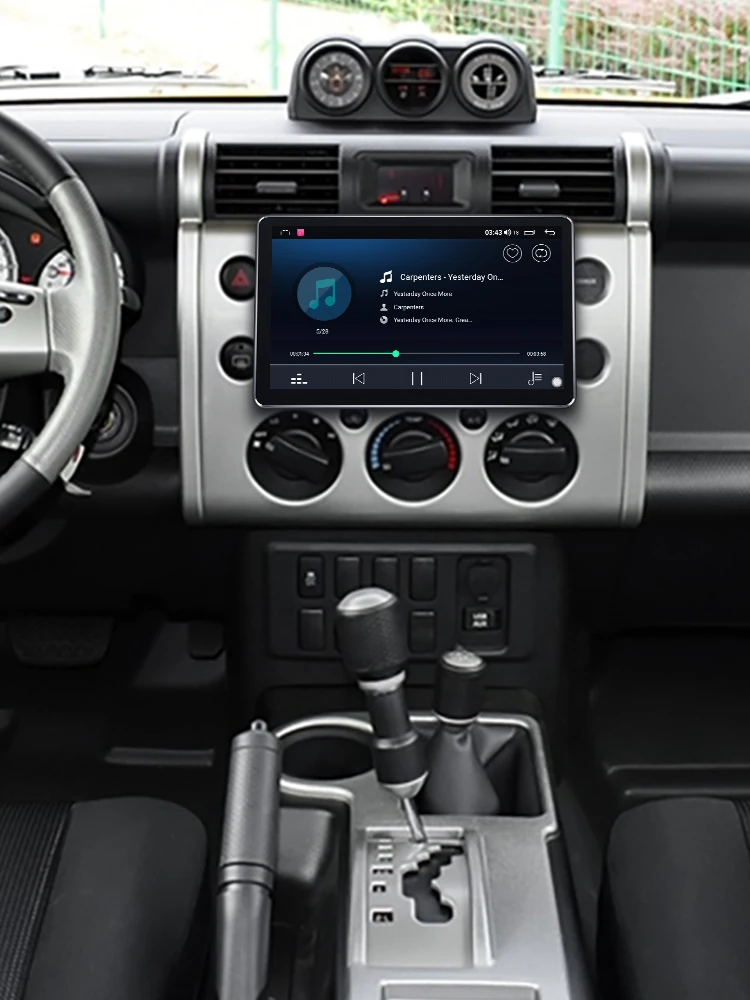 

Radio 1 din 10.5" Car Stereo Bluetooth GPS Central Multimedia Android 10 Car Intelligent System For Toyota FJ Cruiser 2007-2014