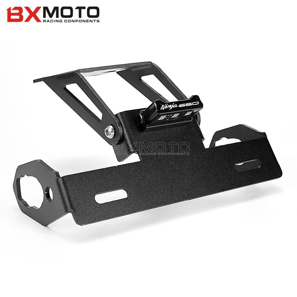 

License Plate Holder LED Light for KAWASAKI Z650 NINJA 650 2017 2018 2019 Motorcycle Accessories CNC Tail Tidy Fender Eliminator