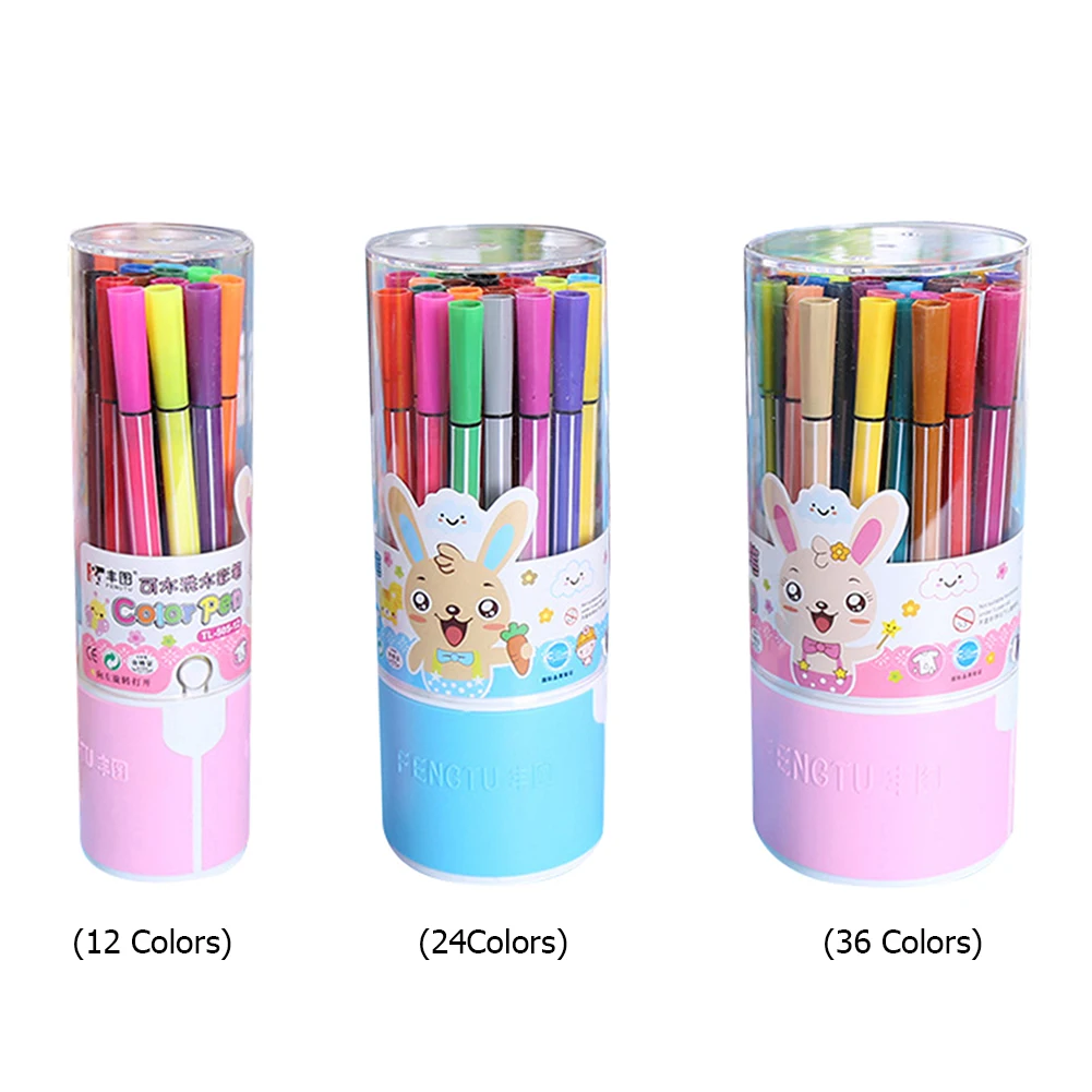 Гладкие акварельные художественные ручки для рисования маркер многоцветные