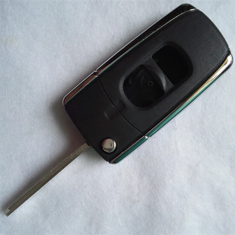 

DAKATU 2 Buttons Modified Flip Folding Remote Key Shell Fob Case Fit For Mazda M3 M6 323 Car Key Cover Housing