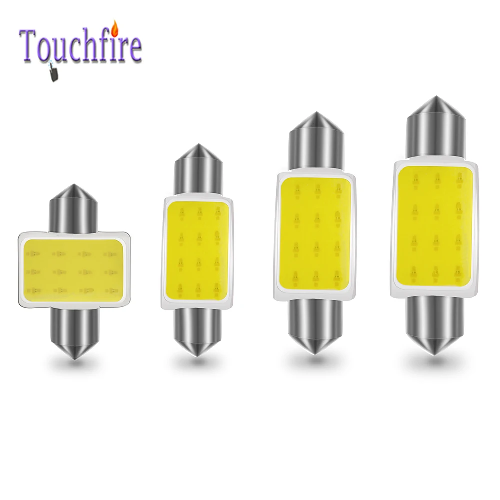 1000 шт. гирлянда C5W C10W 31/36/39/41 мм 12SMD COB авто светодиодный лампы купол ДЛЯ ЧТЕНИЯ