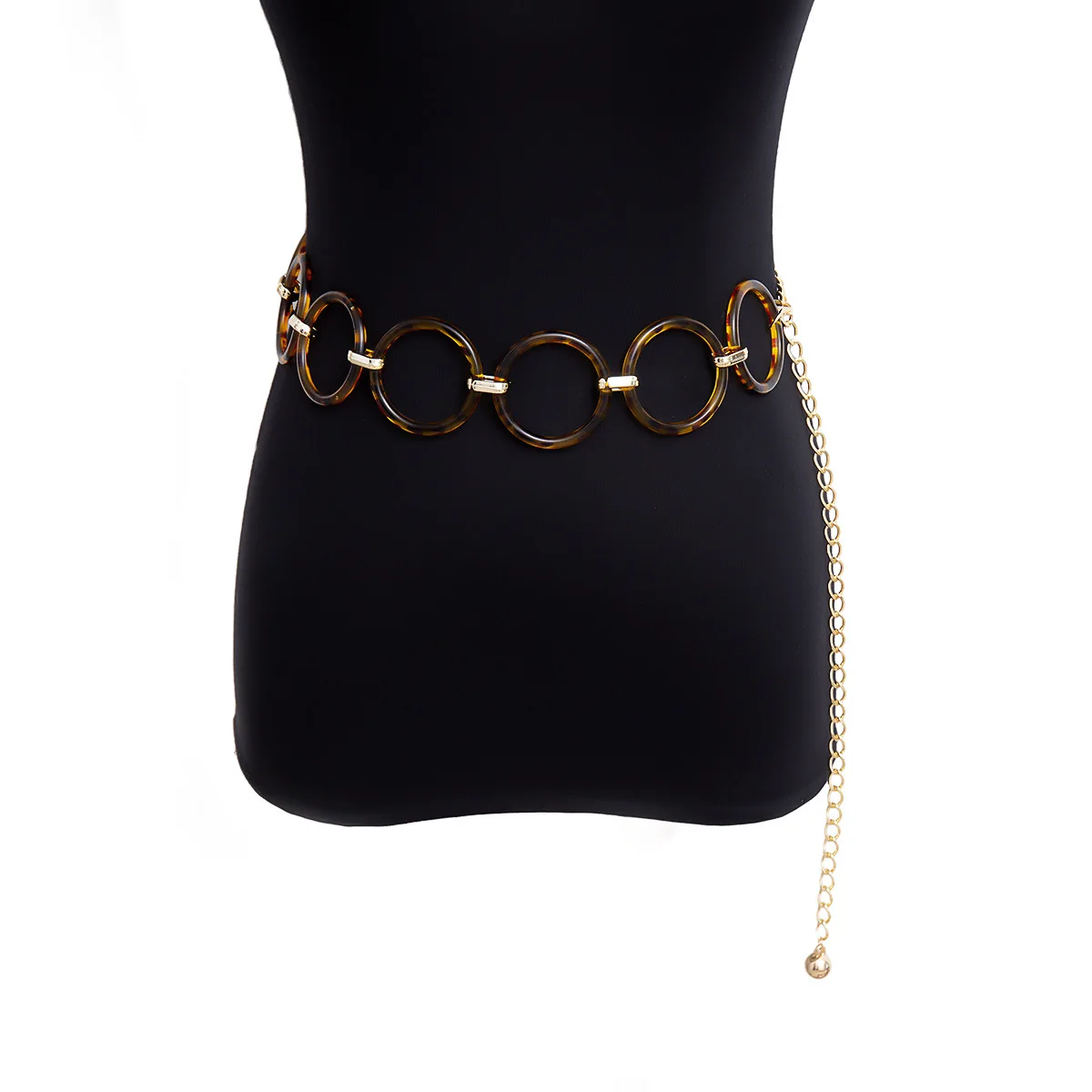 

Ornament Temperament Simple Retro Body Chain Sexy Leopard Geometric Circle All-match Belt Female