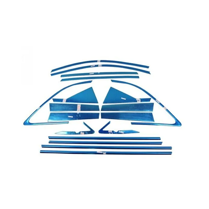 Автомобильный Стайлинг из нержавеющей стали оконный столб Отделка Автомобиля