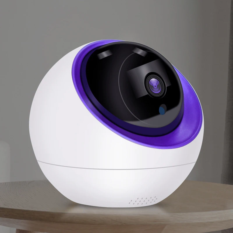 

Wifi Camera 1080P HD Automatic Tracking Surveillance Network Camera, Night Vision Two-Way Language Intercom EU Plug