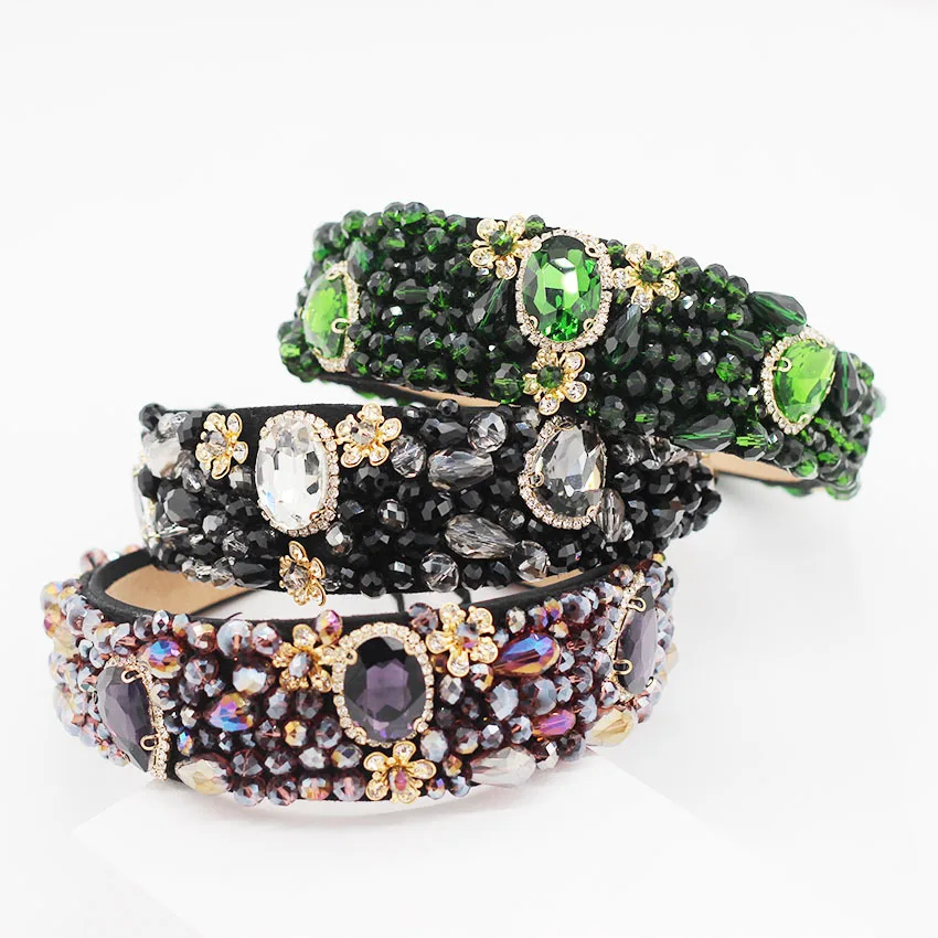 Роскошная цветная корона в стиле барокко свадебные украшения для невесты тиара