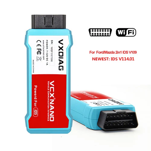 WIFI Version VXDIAG NANO для FD для Mazda 2 в 1 IDS V114.01 V114 USB/wifi автоматический диагностический инструмент vcx nano obd2 заменитель сканера VCM II - Цвет: WIFI Version