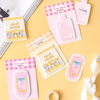 30sheetspad creative cute rainbow fudge notes for girls portable strawberry n times sticker collage salt memo pad