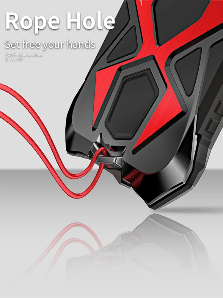 

GRMA Armor Metal 360 Full Back Cover for iPhone 12 11 Pro Max mini Protect Case for iPhone XS Max X XR SE 2020 7 8 Plus Case