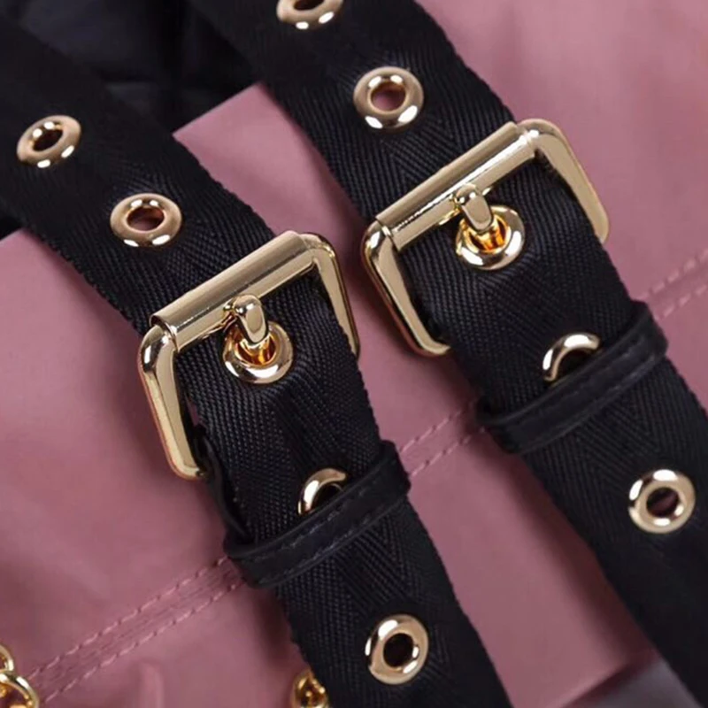 Женский водонепроницаемый нейлоновый рюкзак маленький дорожный ранец из