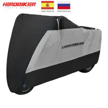 HEROBIKER мотоциклетный чехол для велосипеда всесезонный Водонепроницаемый Пылезащитный УФ защитный внутренний открытый мото скутер мотоциклетный дождевик