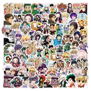 50100pcs mix jujutsu kaisen hunter x hunter anime stickers skateboard diy car laptop bike cool graffiti sticker decal kid toy free global shipping