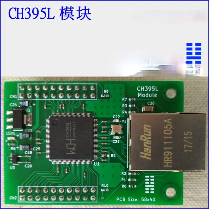

CH395 module CH395L UART/SPI/Parallel network module Parallel port