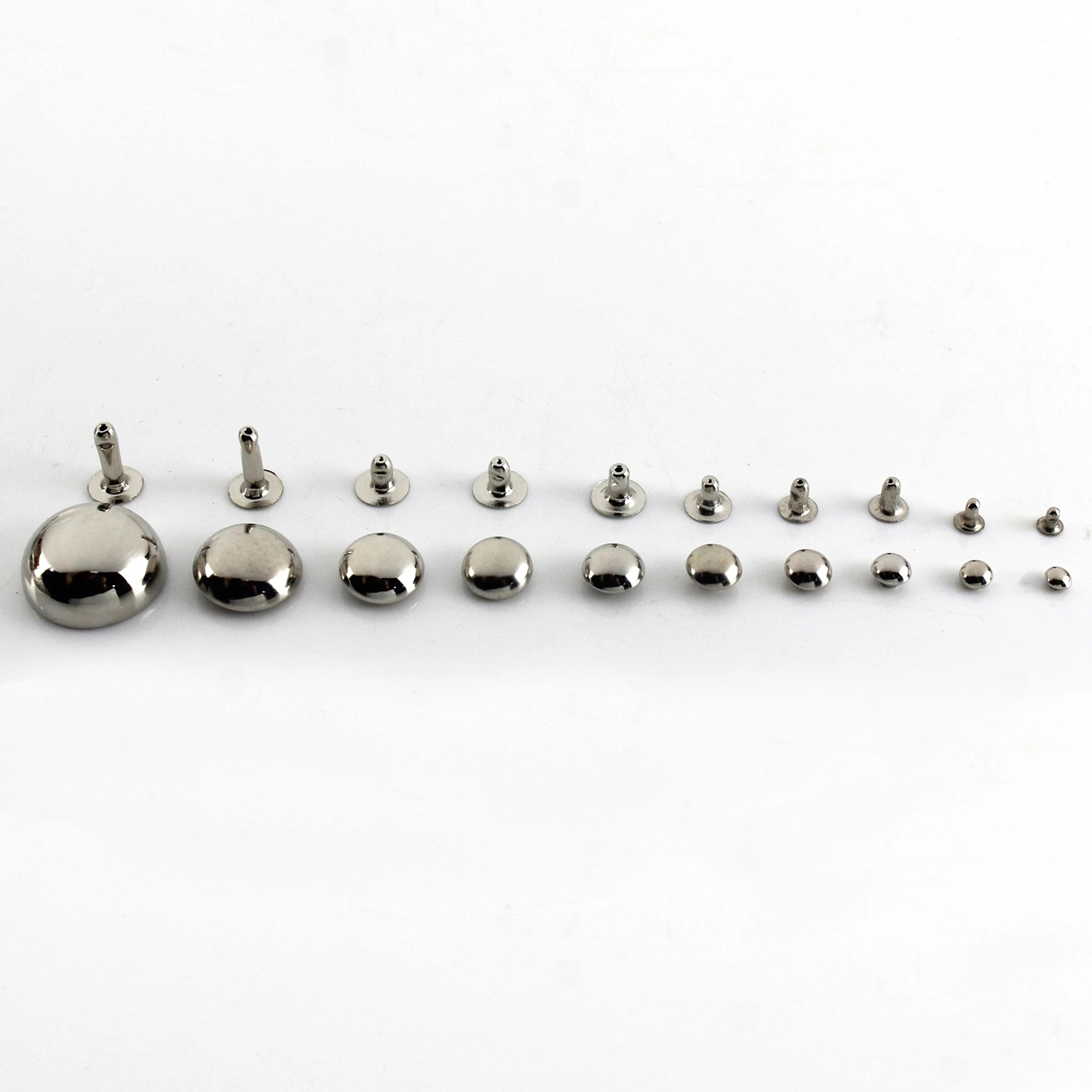 Металлические купольные заклепки шпильки круглые для кожаных сумок ремней