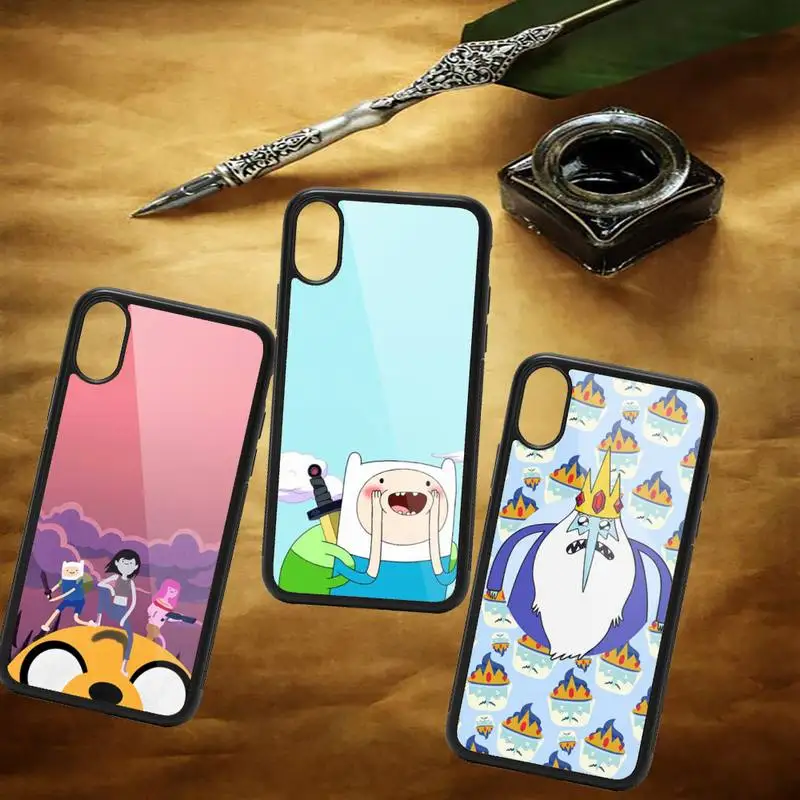 

Cartoon the adventure time Phone Case PC for iPhone 11 12 pro XS MAX 8 7 6 6S Plus X 5S SE 2020 XR