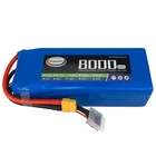 Аккумулятор LiPo 3S 11,1 В 8000 мАч 30C 40C 60C для самолета, для нового радиоуправляемого квадрокоптера, вертолета, самолета, дрона, мультикоптера, автомобиля с дистанционным управлением