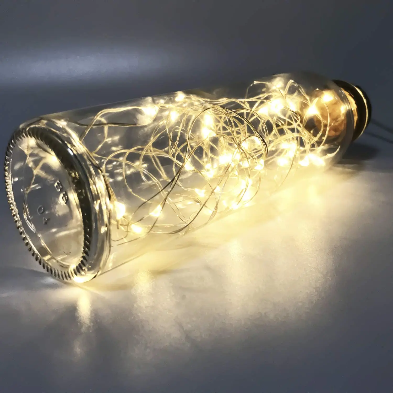 

20pcs/lot LED Wine Bottle Lights 2M 20 LEDs Cork Mini String Fairy Lights Indoor Room Decor Wedding Christmas Lights Decoration