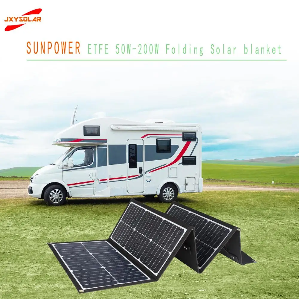Sunpower 80 Вт 200 открытый портативный складной чехол с солнечными панелями blanket